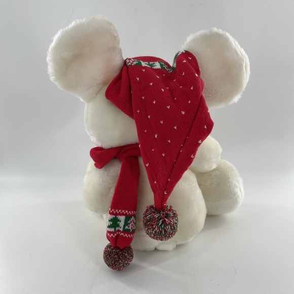 Vintage Commonwealth Kris Mouse With A Mission Christmas Plush Stuffed Animal - Picture 4 of 16